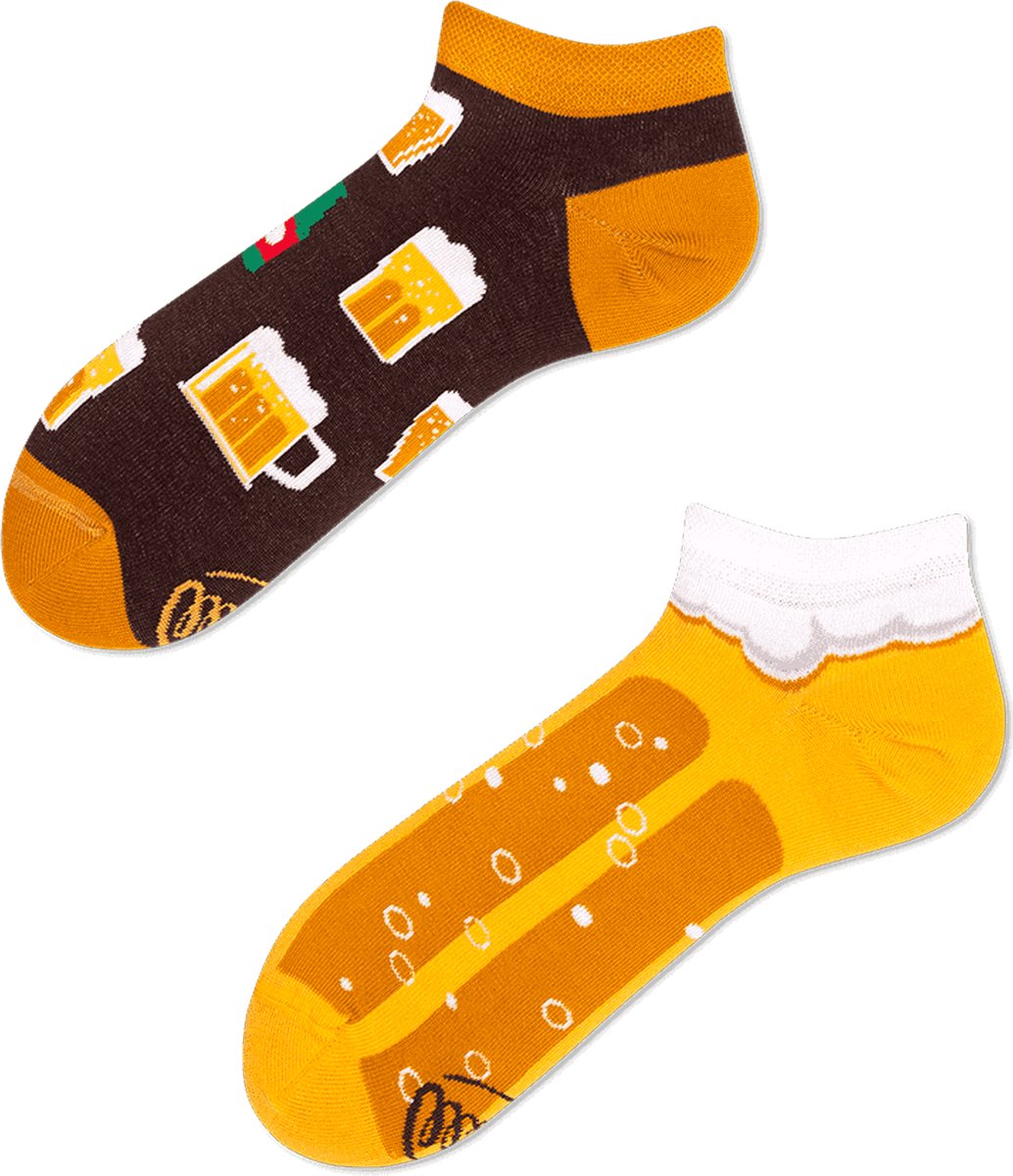 Many Mornings unisex enkelsokken - Craft Beer Low - Unisex - Maat: 43 - 46