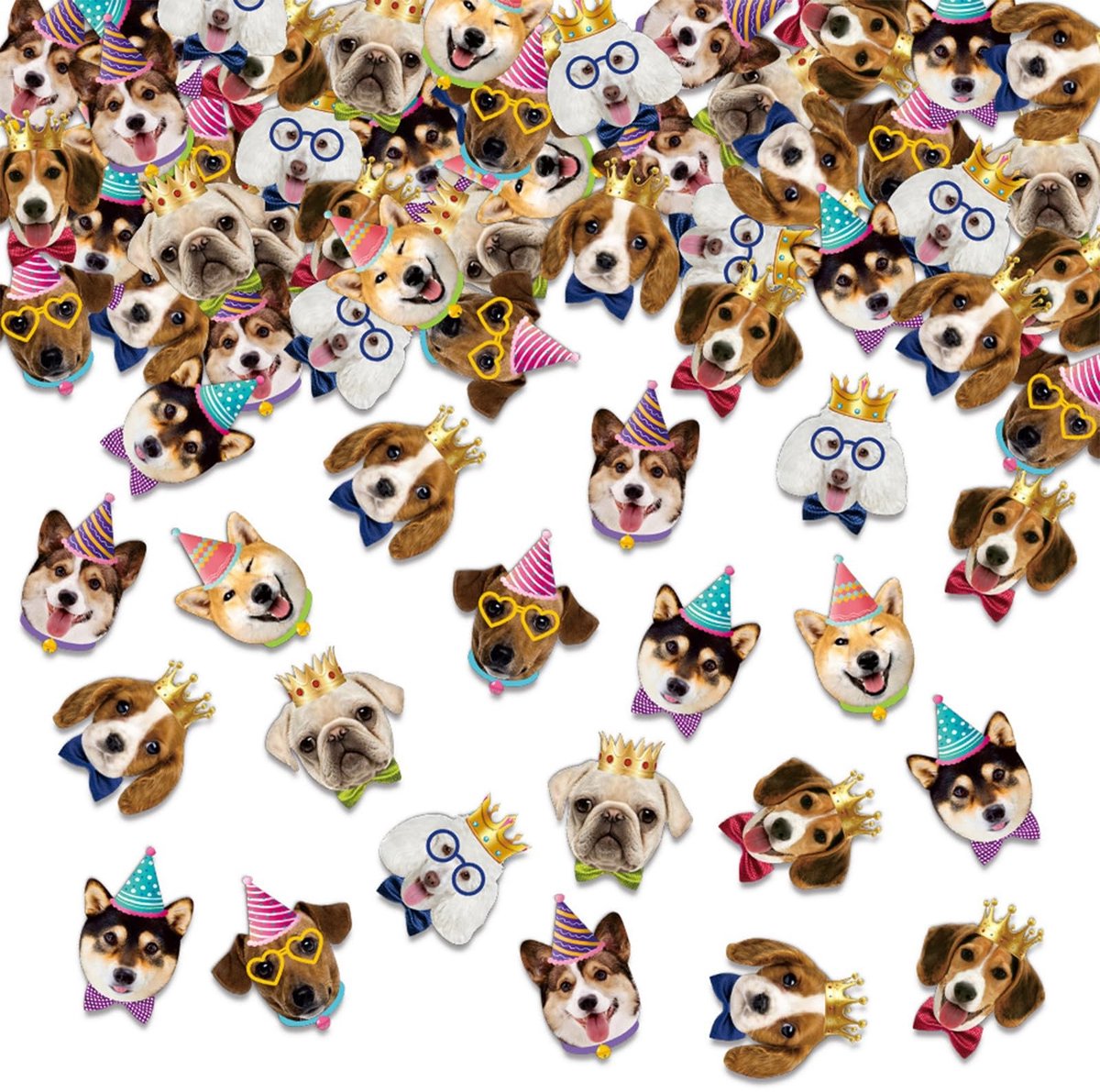 Allecto - Puppyfeest Confetti - Verjaardagsdecoratie - Tafelversiering - 100 Stuks - Feestartikelen - Feest - Geschikt voor elke gelegenheid - Meer...