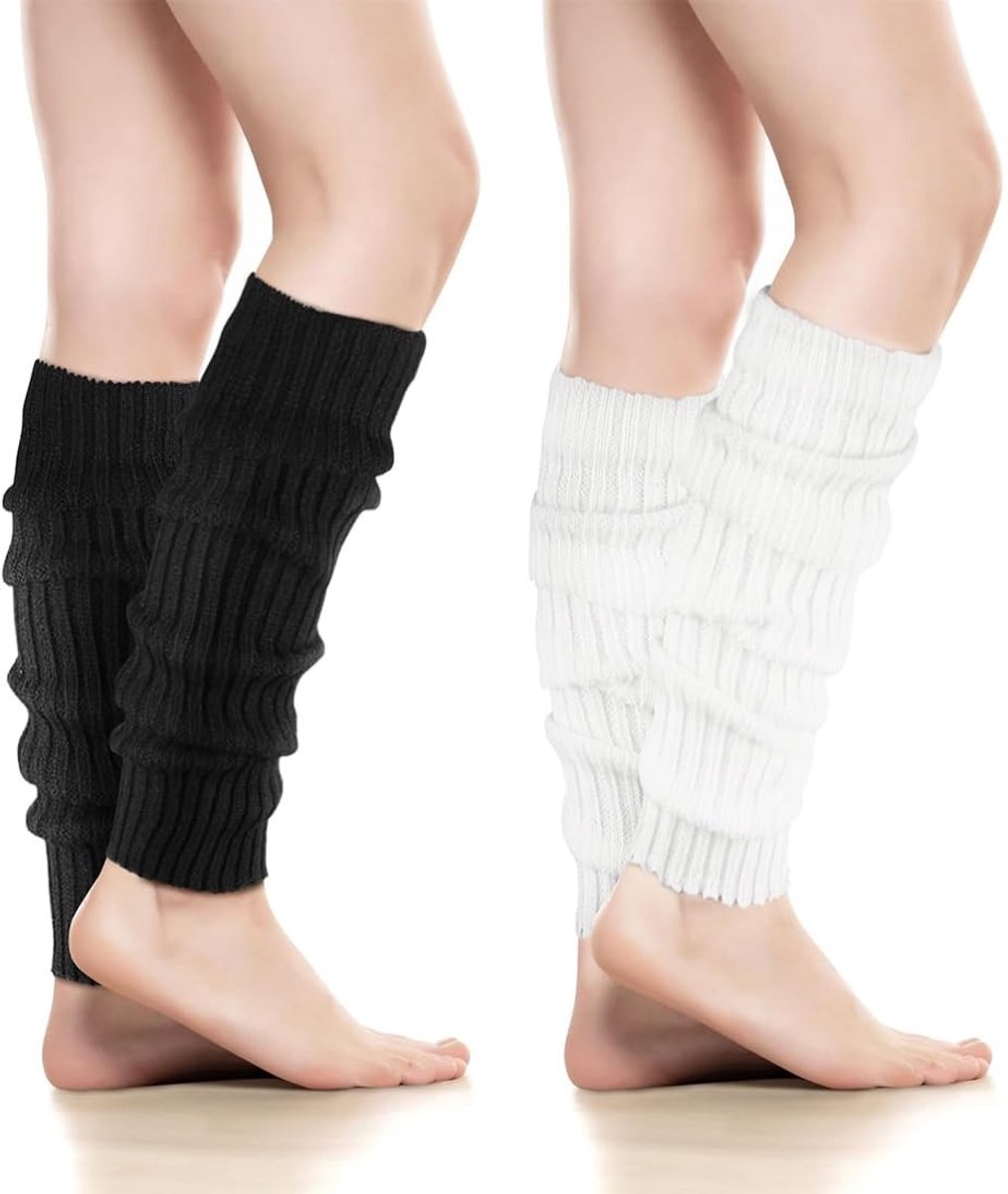 Allecto - Dames Legwarmers - 2 Paar Zachte Wol Legwarmers - Rekbare Lange Legwarmers voor Winter - Comfortabel en Warm - Geschikt voor Vrijetijdskl...