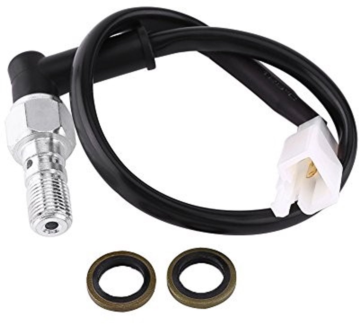 Allecto - Universele Hydraulische Remdruk Lichtschakelaar - Eenvoudige installatie - Compact formaat - Achterlicht Remkoppeling - Geschikt voor Sco...