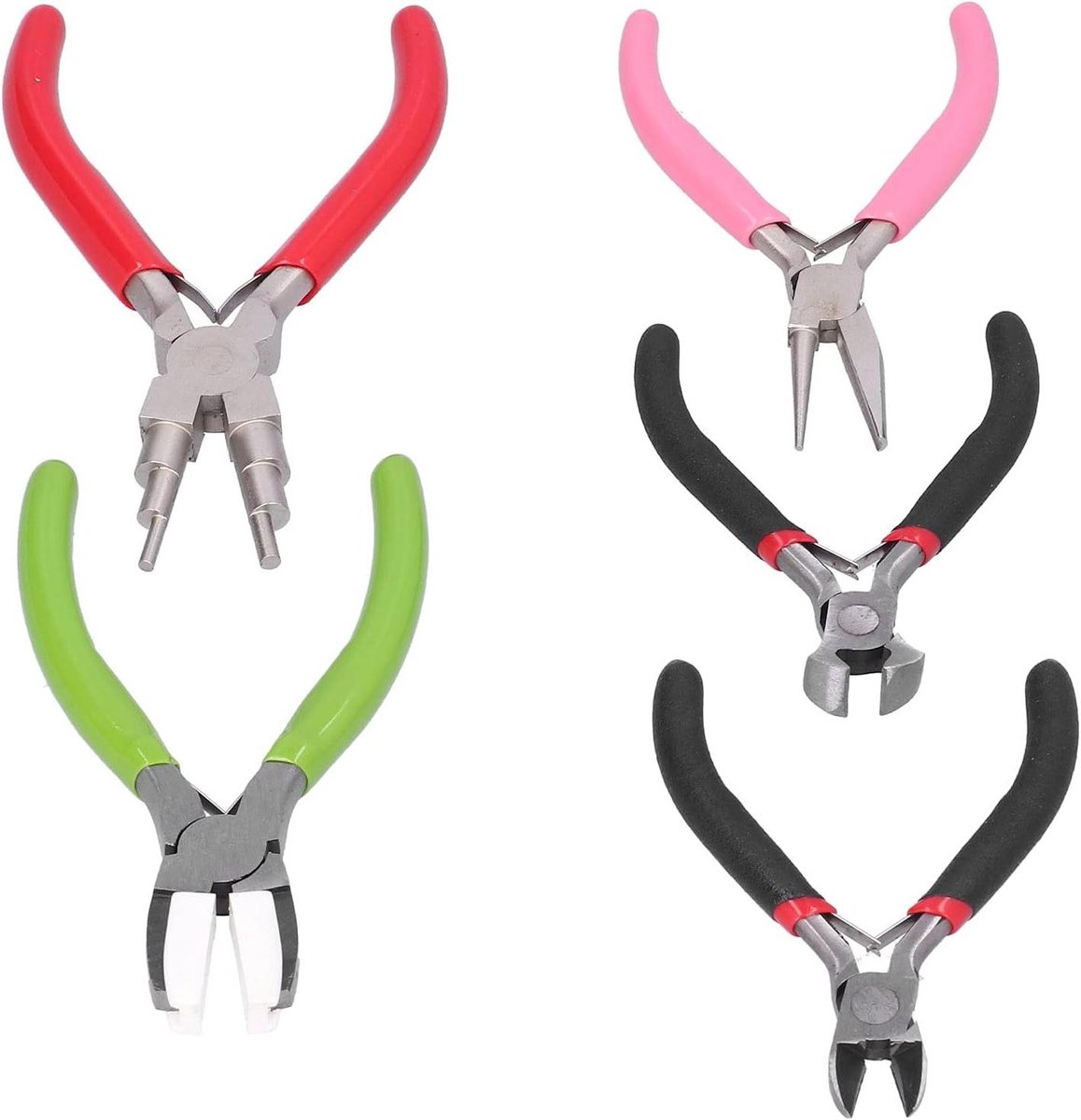 Sieraden Tangen Set - Krimptangen Knutselen - Sieraden Maken - 5 Verschillende Maten - Niet Gespecificeerd - Niet Gespecificeerd