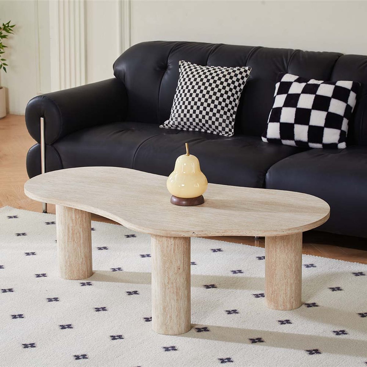 Milton & Oldbrook Salontafel 140 cm Sorano Travertinlook Beige