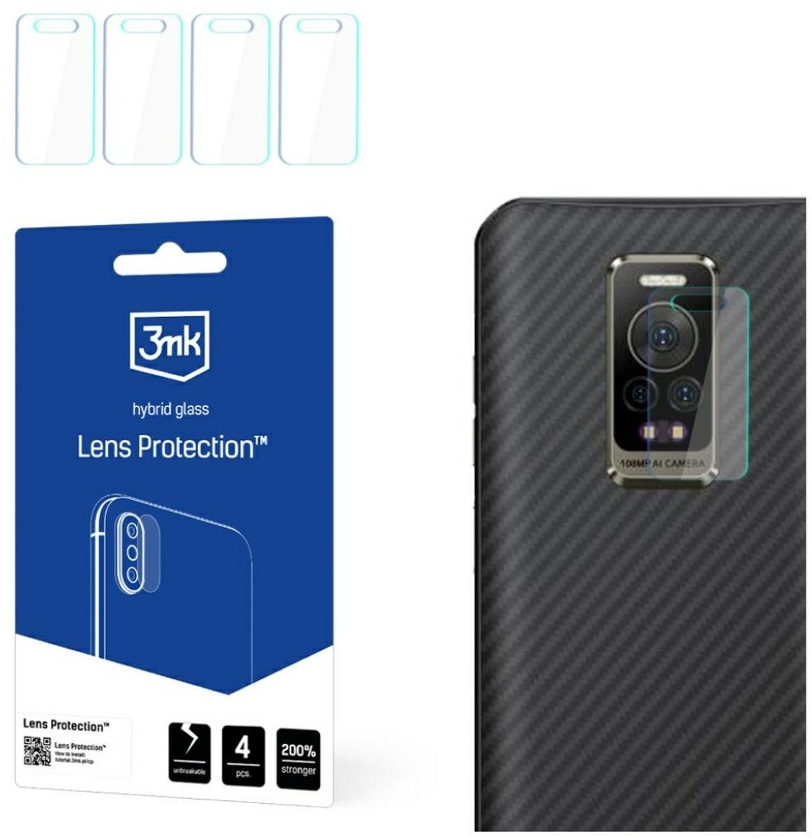 Ulefone Armor X10 Pro - 3mk Lens Protection