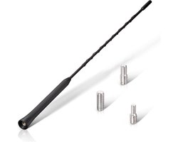 FM DAB Autoradio-Antenne×2 - 40cm Dakantenne Met Sterke FM/DAB-Ontvangstfunctie - Vervangende Antenne Staaf