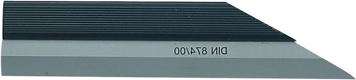 Precisie Haarliniaal - Meetlat Staal - Precisie Meten - Handwarmtebescherming - 300 mm - Gebruind