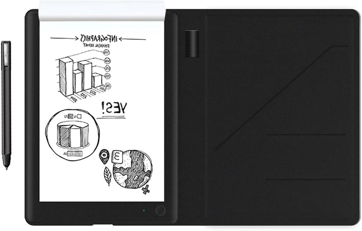 Grafisch Tekentablet - Digitale Tekenplank - Digitaal Tekenen - Draadloze Connectiviteit - 16 Inch - Zwart