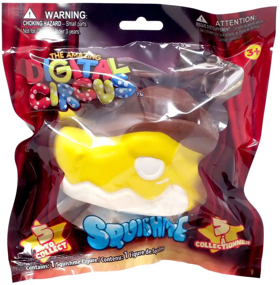 Amazing Digital Circus SquishMe Gummigoo – Zachte Slow Rise Fidget - 11 cm groot - Squishy