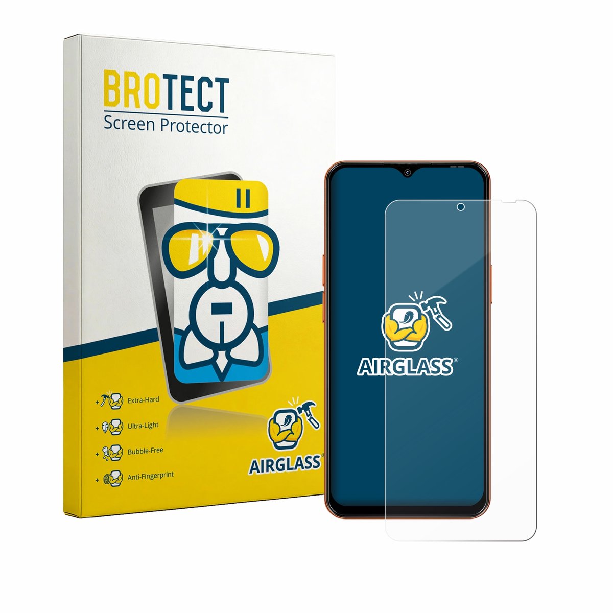 Screenprotector voor Oscal Flat 3C Beschermglas transparant