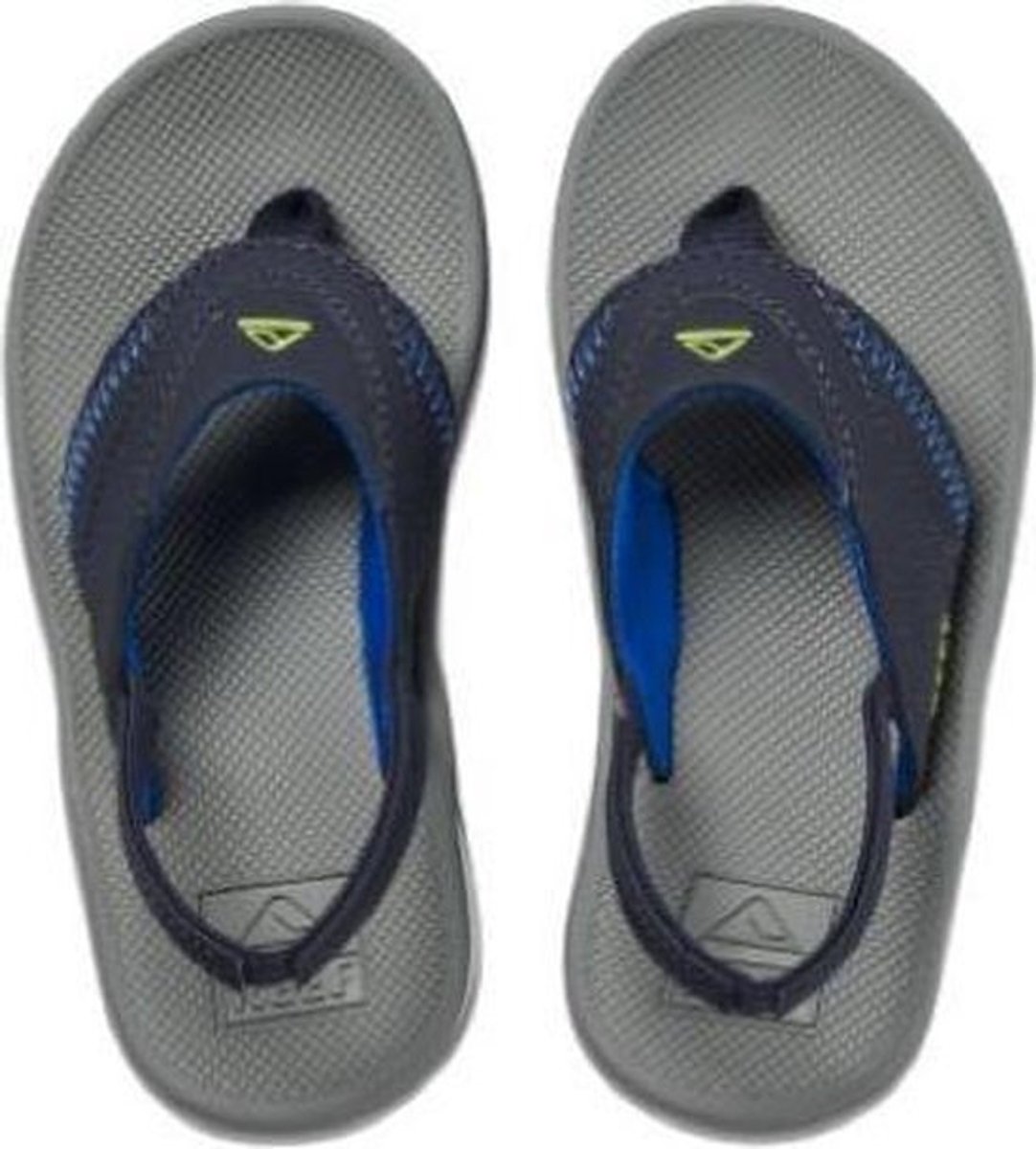 Reef Little Fanning Jongens Slippers /Lime Grijs