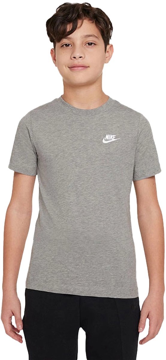 Nike Futura Lbr T-shirt Met Korte Mouwen 8-10 Years Kinderen Grijs