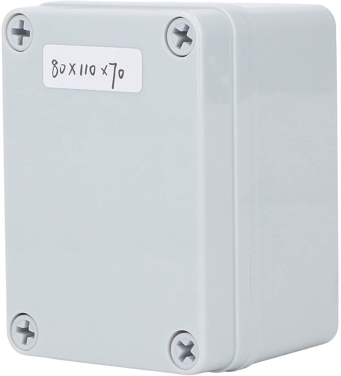 Allecto - Elektrische Aansluitdoos - Waterdichte Behuizing - Universele Montageplaat - Grijs - IP67 Bescherming - Voor Elektronica Doe-het-zelf - 1...