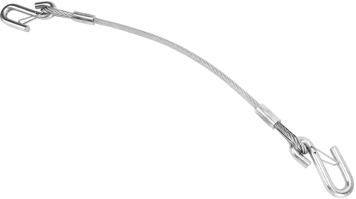 Allecto - Aanhangerveiligheidsketting - Grote laadcapaciteit - Robuuste sleepkabels - 70 cm - Betrouwbaar en lichtgewicht - Geschikt voor aanhangwa...
