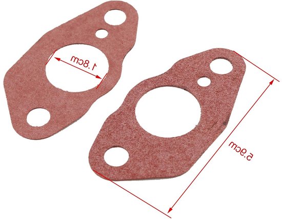 Geschikt voor Carburateurpakkingset voor Honda GCV160 GCV135 GCV190 GSV190-motor en HRS216 HRT216 HRB216 HRR216 HRZ216-grasmaaier # 16212-Zl8-000 Professionele waterdichte pakking van Merkloos	 — afbeelding 3