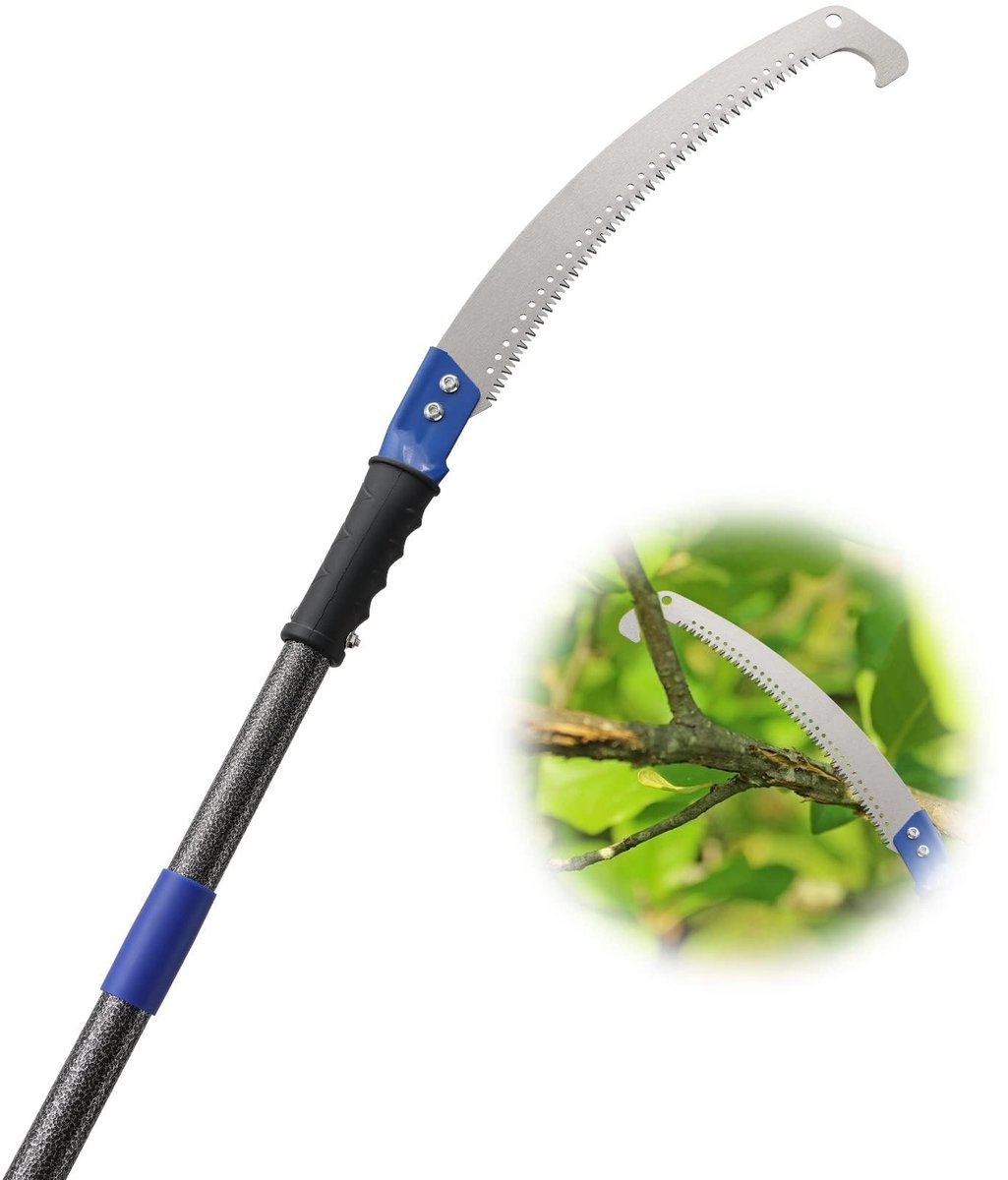 NTHProducts - Takkenzaag - Tuinzaag - Ergonomisch handvat - Blauw - Snoeien - Efficiënt en scherp - Geschikt voor hout - Compact formaat