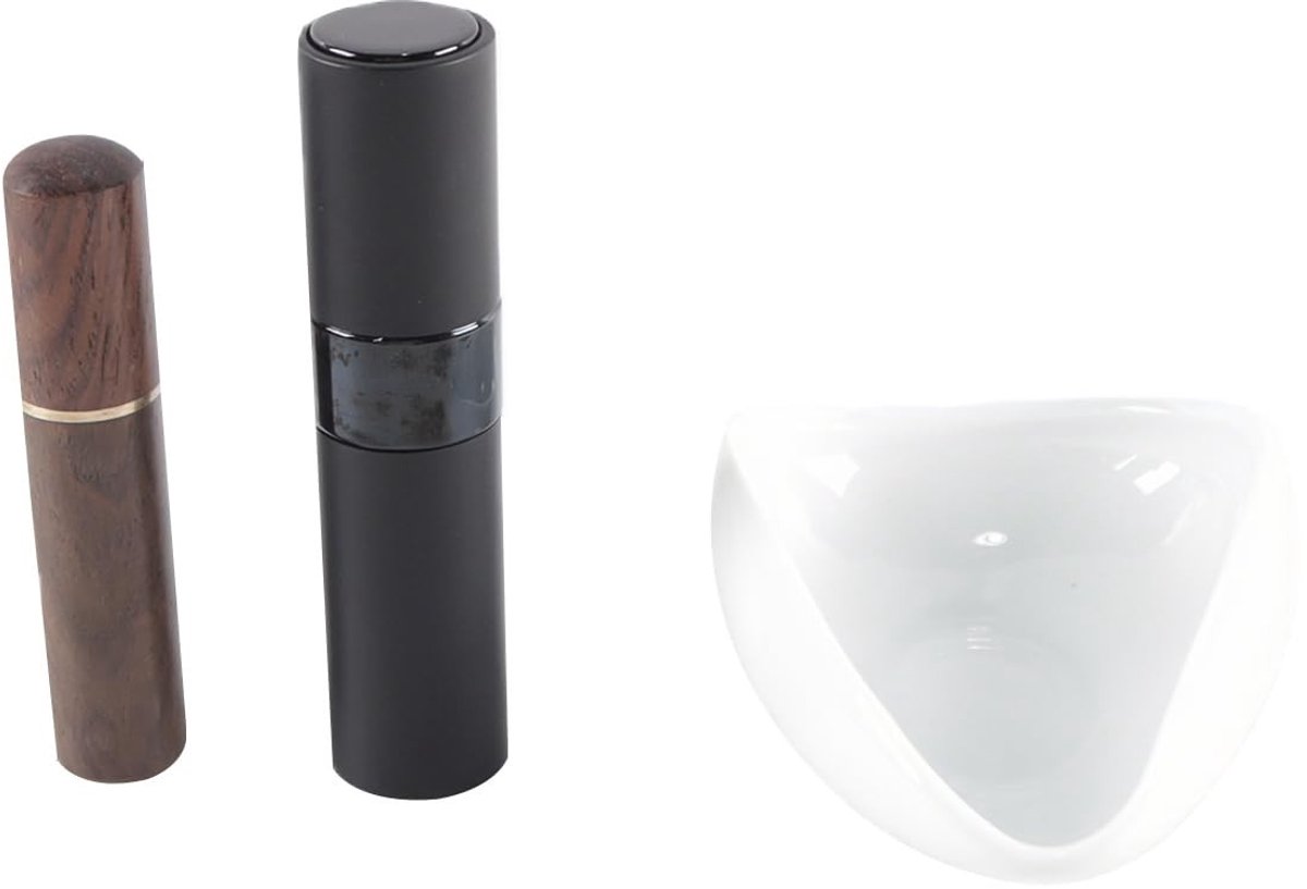 Allecto - Koffie Thee Dispensing Set - Keramische Koffieboonhouder - Inclusief Sprayfles en Lepel - Voor Koffieliefhebbers - Ideaal voor Thee - Mul...