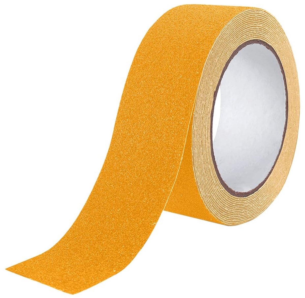Virtubuy - Anti-slip tape - Veiligheidsoplossing - 10 m x 5 cm - Geel - Zelfklevend - Ideaal voor binnen en buiten - Geschikt voor elk oppervlak