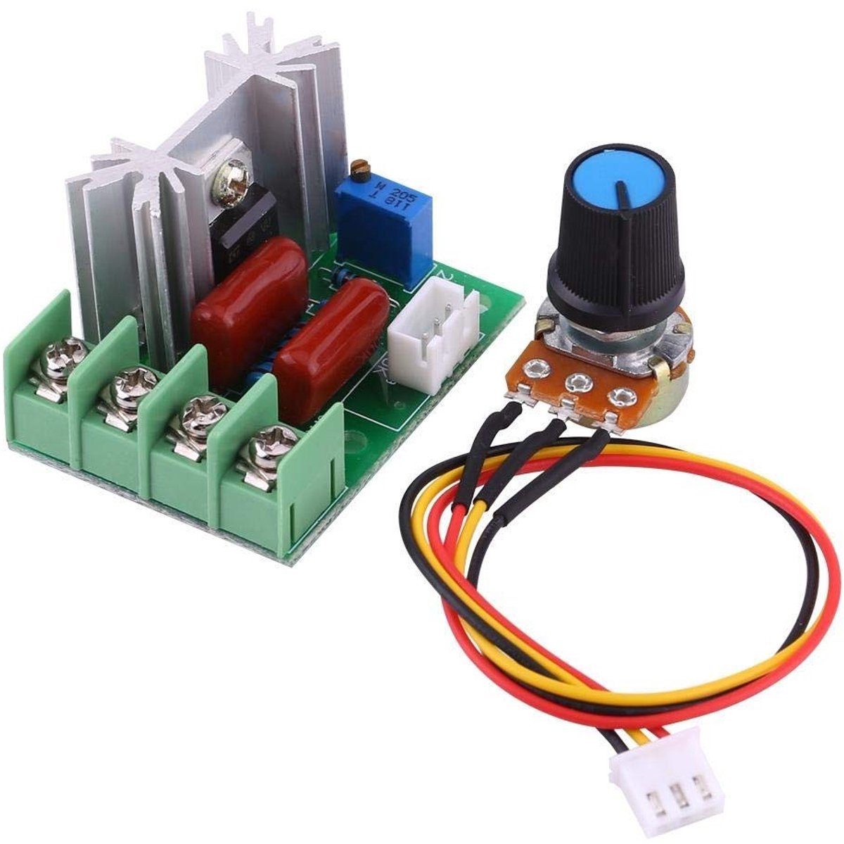Byshayne - Speed Controller - Voltage Regulator - Temperatuurregeling - 2000W - Motor Speed Controller - Ideaal voor elektrische apparaten - Compact..
