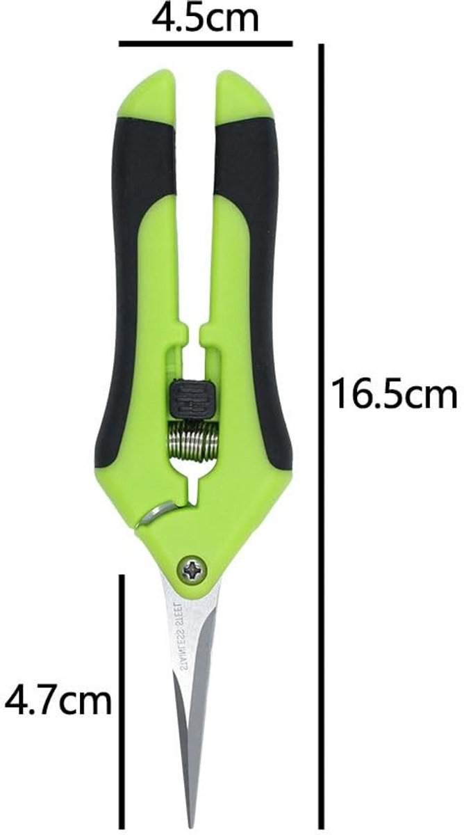 MTTProducts - Professionele Snoeischaar - Tuinaccessoire - Snijbladen - Groen - Planten Snoeien - Geschikt voor Tuinieren - 16.5 cm van Mttproducts — afbeelding 5