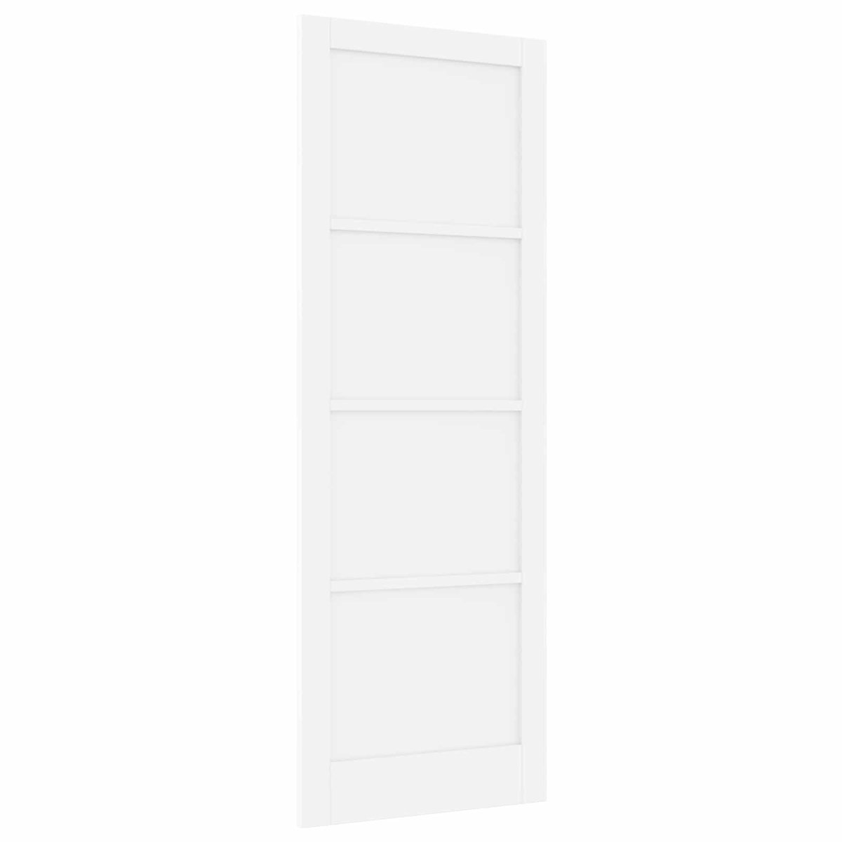 vidaXL - Interne - Deur - 83 - x - 232 - cm - Multiplex - Wit