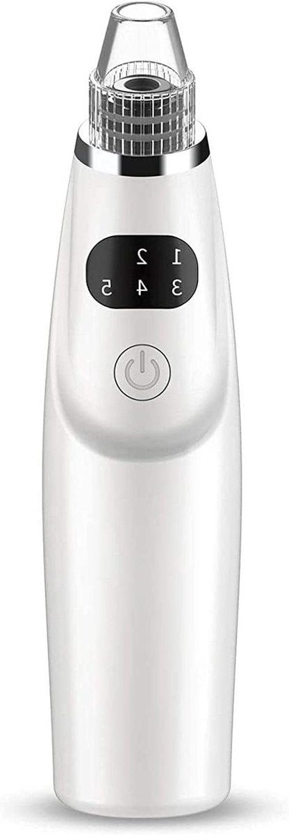Mee-eterverwijderaar - Poriënreiniger Vacuüm - Gezichtsreiniging - 5 Zuigkrachten - 5 Sondes - One Color