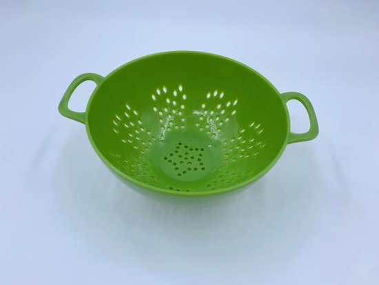 Mini Vergiet - Keukenzeef - Groenten Wassen - Dubbele Handgrepen - 6 Inch - Blauw — afbeelding 2