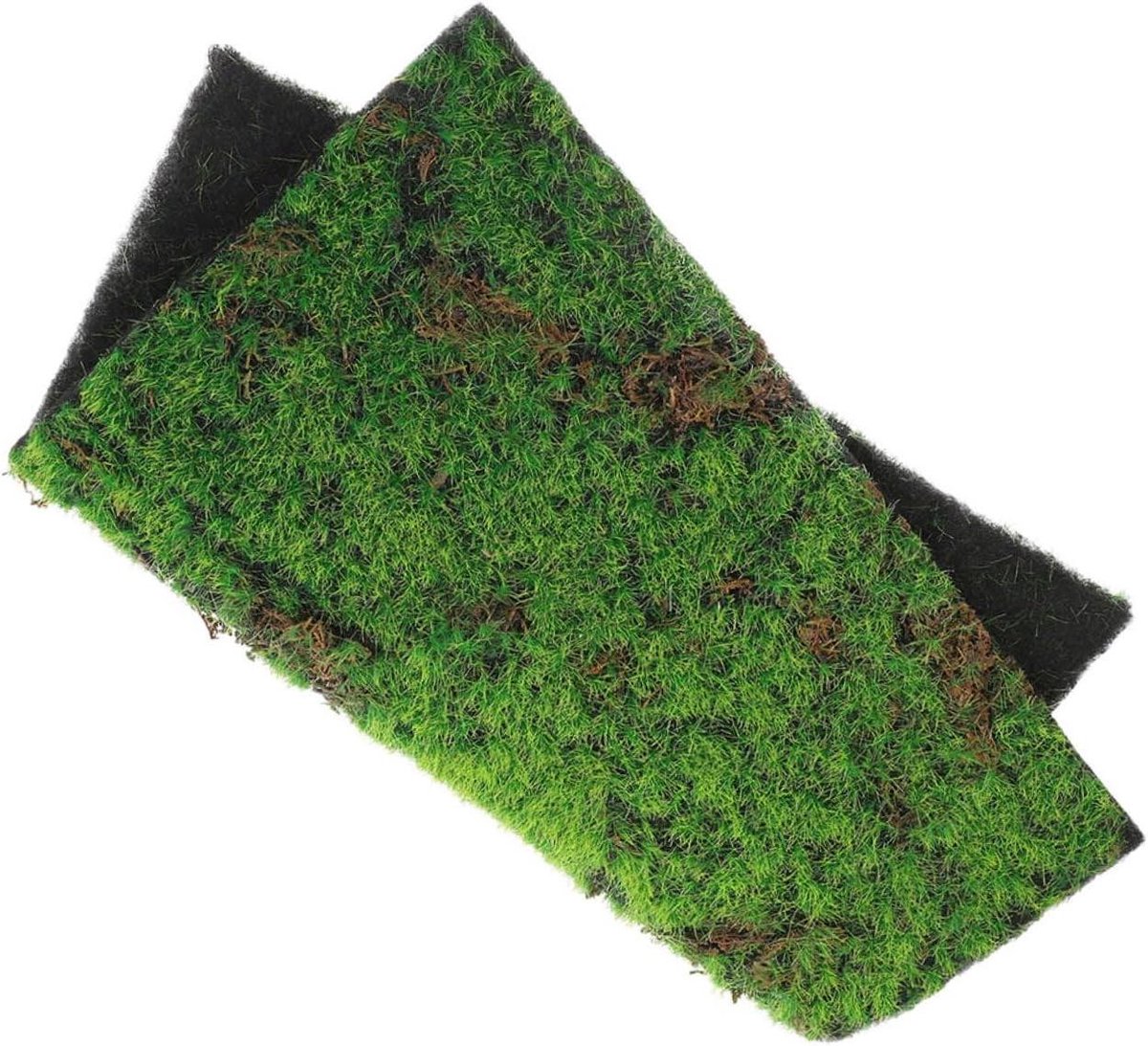 Kunstgras Tegels - Nep Grasmat Mos - Decoratie Binnen Buiten - Realistisch Uiterlijk - 30x30 cm - Groen