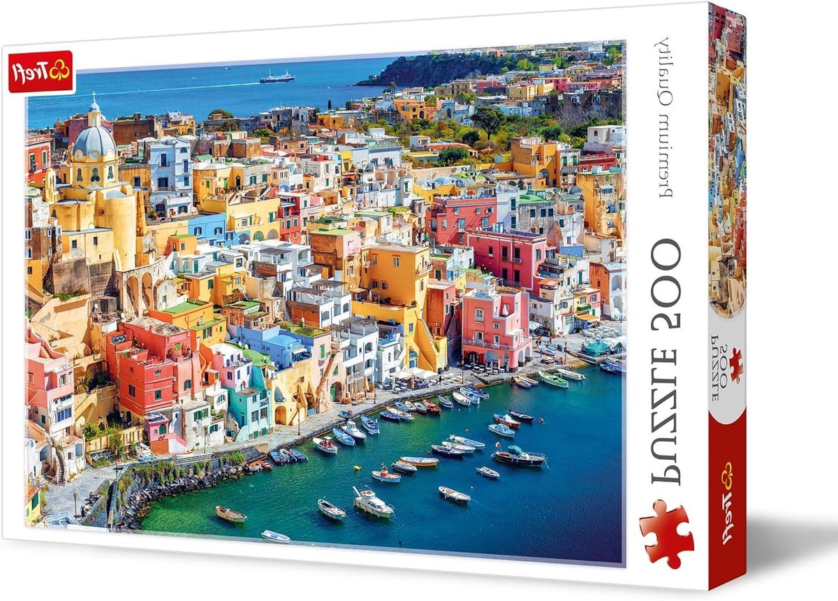 Legpuzzel 500 stukjes - Puzzel volwassenen kinderen - Ontspannend tijdverdrijf - Italiaans landschap motief - 480 x 340 mm - Multicolour