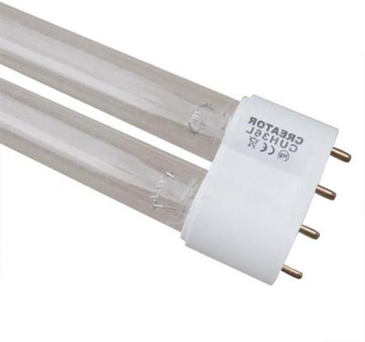 UVC Reservelamp - Vervangingslamp UV-C - Vijverwater Zuiveren - Kiemdodende Werking - 410 mm - Transparant