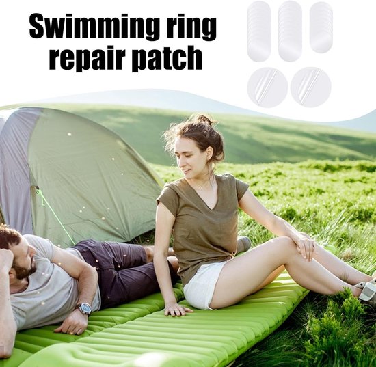 Reparatiekit Luchtbed - Patchkit Zwembad - Snelle Reparatie - Zelfklevend Waterdicht - 30 Stuks - Helder — afbeelding 5