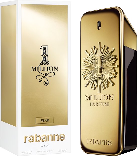 Paco Rabanne 1 Million 200 ml - Parfum Spray - Voor Heren