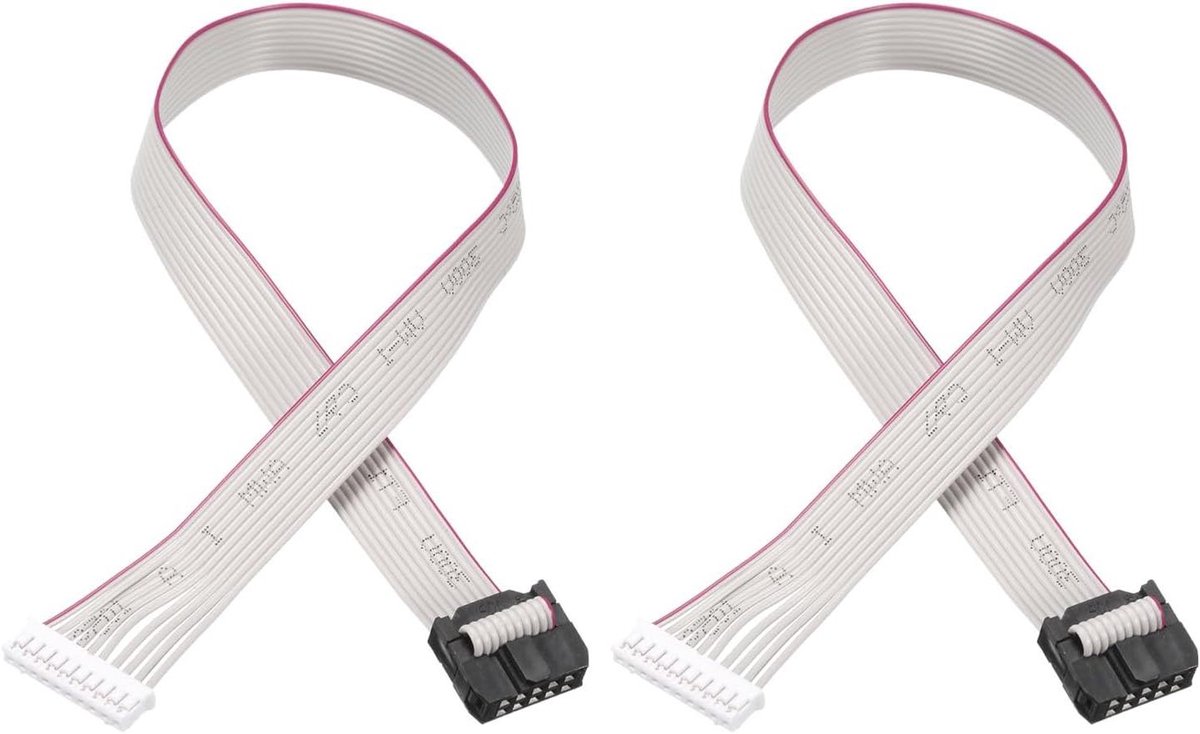 Adapter Kabel - Verbindingskabel Stekkers - Apparaten Aansluiten - Dubbele Stekker Koppeling - 34 cm - Zwart