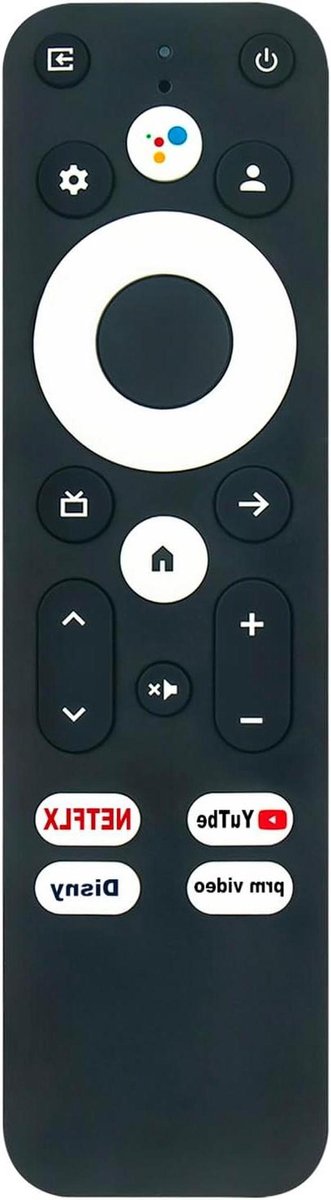 Spraakafstandsbediening - Afstandsbediening Smart Box - TV Bediening - Geen Programmering Nodig - 17 x 5 x 1 cm - Zwart