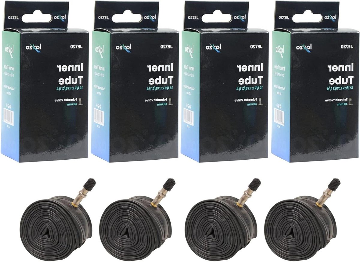 Fiets Binnenband - Reserve Buis - Fietsen Onderhoud - Hoge Punctie Weerstand - 12 Inch 40mm - Zwart