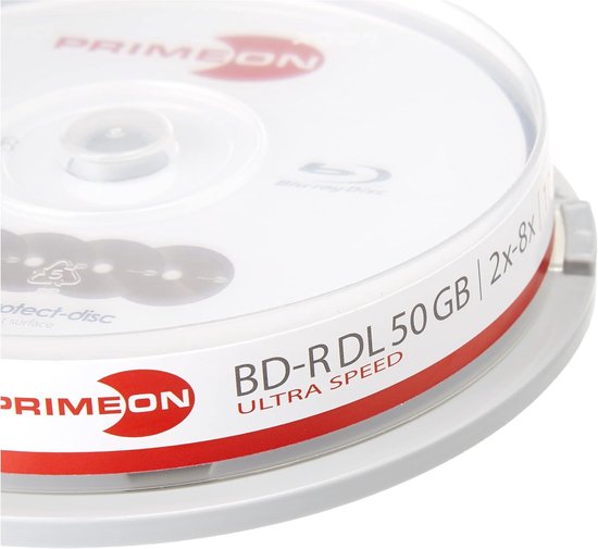 Blu-ray BD-R DL - Opslagmedia - Data Archiveren - Ultra protect disc - 50 GB 10 stuks - Zilver — afbeelding 3