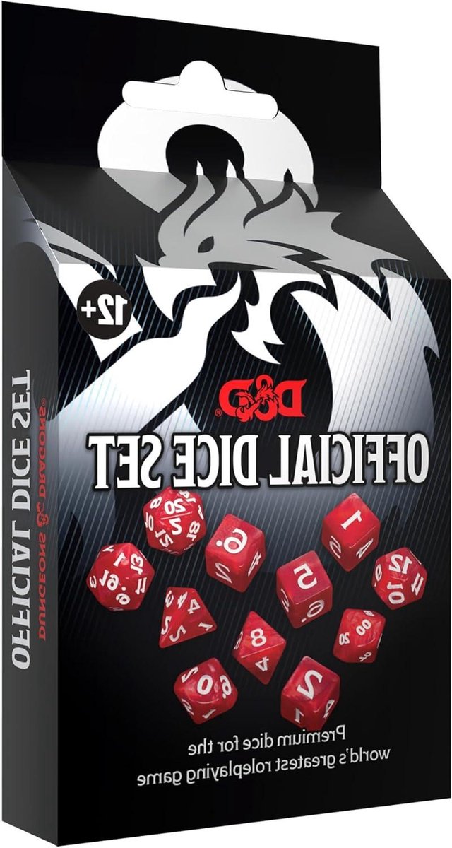 RPG Dobbelstenen Set - Polyhedral Dobbelstenen - Rollenspel Avonturen - Compleet Elf-Delig - Eén Maat - Fantasy Kleuren