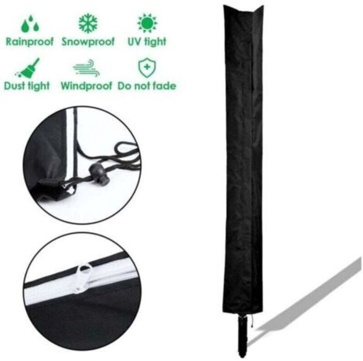 Beschermhoes (vervangingshoes) voor wasdrogers (168x28 cm) / parapludrogers