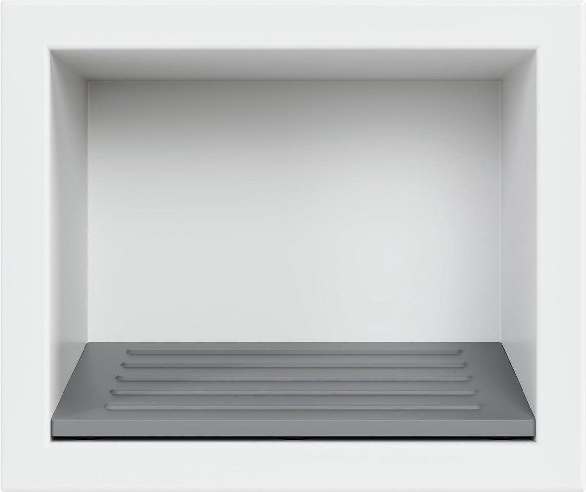 Douche Voetensteun - Scheer Plank - Veilig Scheren - Ingebouwde Steun - 18 x 15 x 10 cm - Wit