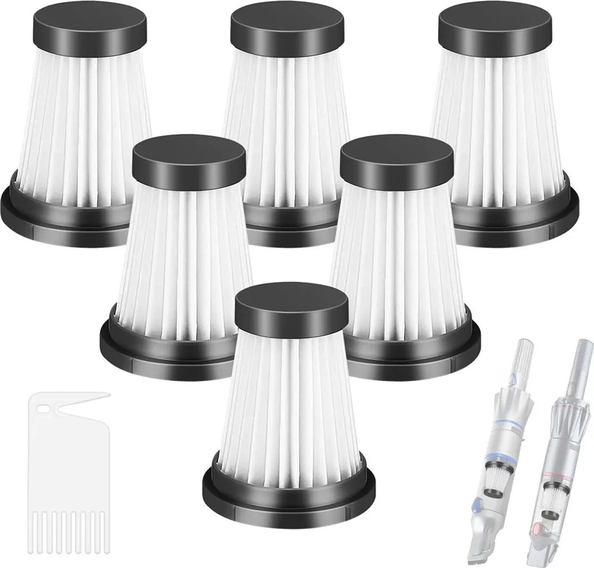 Filteraccessoires Geschikt voor Moosoo K12 Pro K13 draadloze stofzuigers