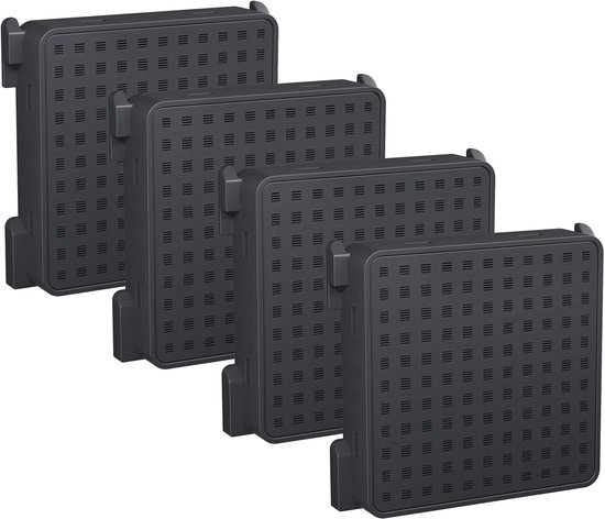 4 filters voor Liebherr Fresh Air koelkast - vervangt 7440021-00 [9096989, 988246001, 988246000, 9882429](zwart vierkant gat, 4 stuks)