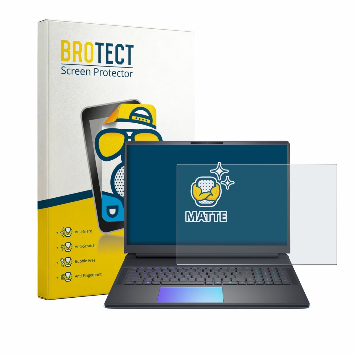 BROTECT - Screenprotector voor Dell Alienware 18 Area-51 - Folie Beschermfolie matte
