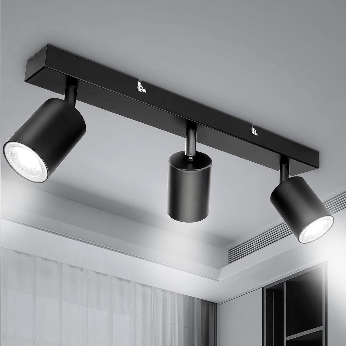 LED Plafondspot met 3 Vlammen voor Sfeervolle Verlichting in Woonkamer en Slaapkamer