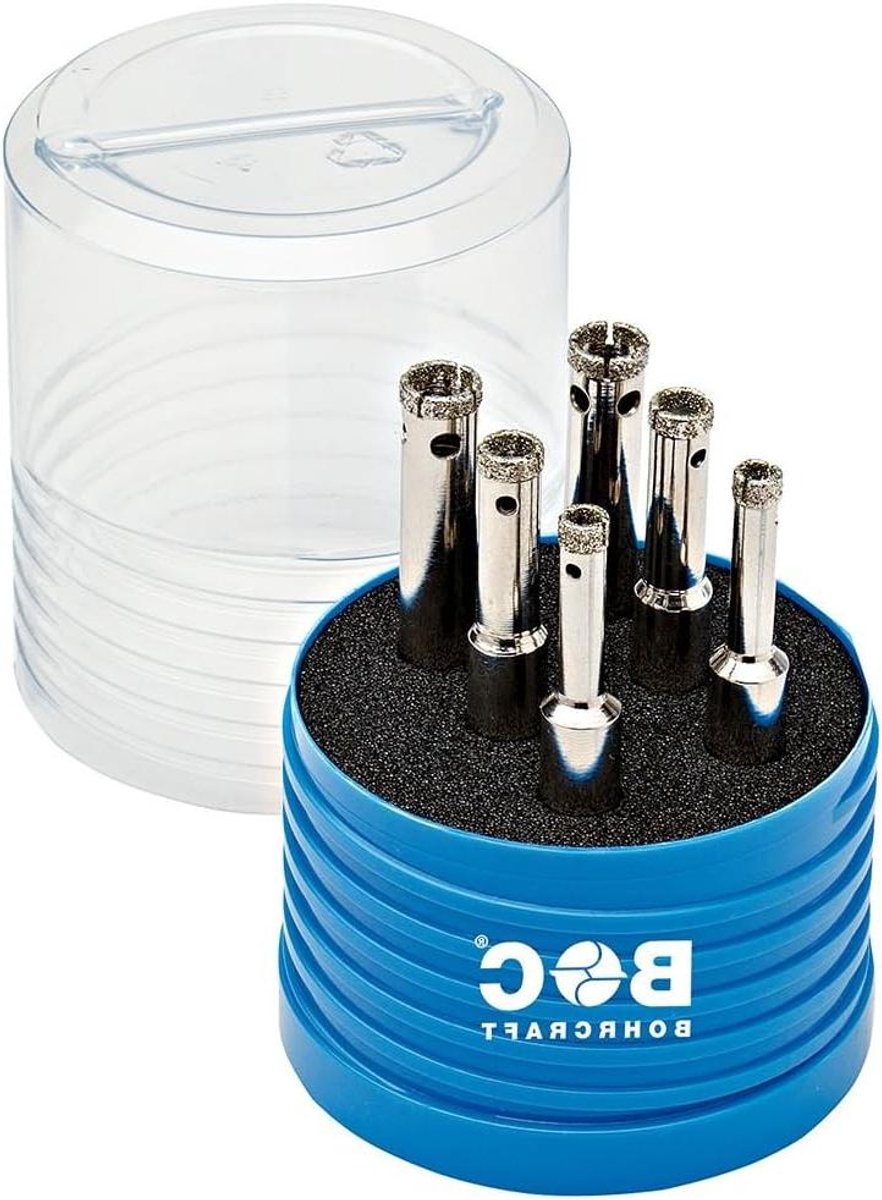 Diamant tegelboren set - Boorset keramiek - Harde tegels boren - Met water koelen - 6-delig - Niet van toepassing