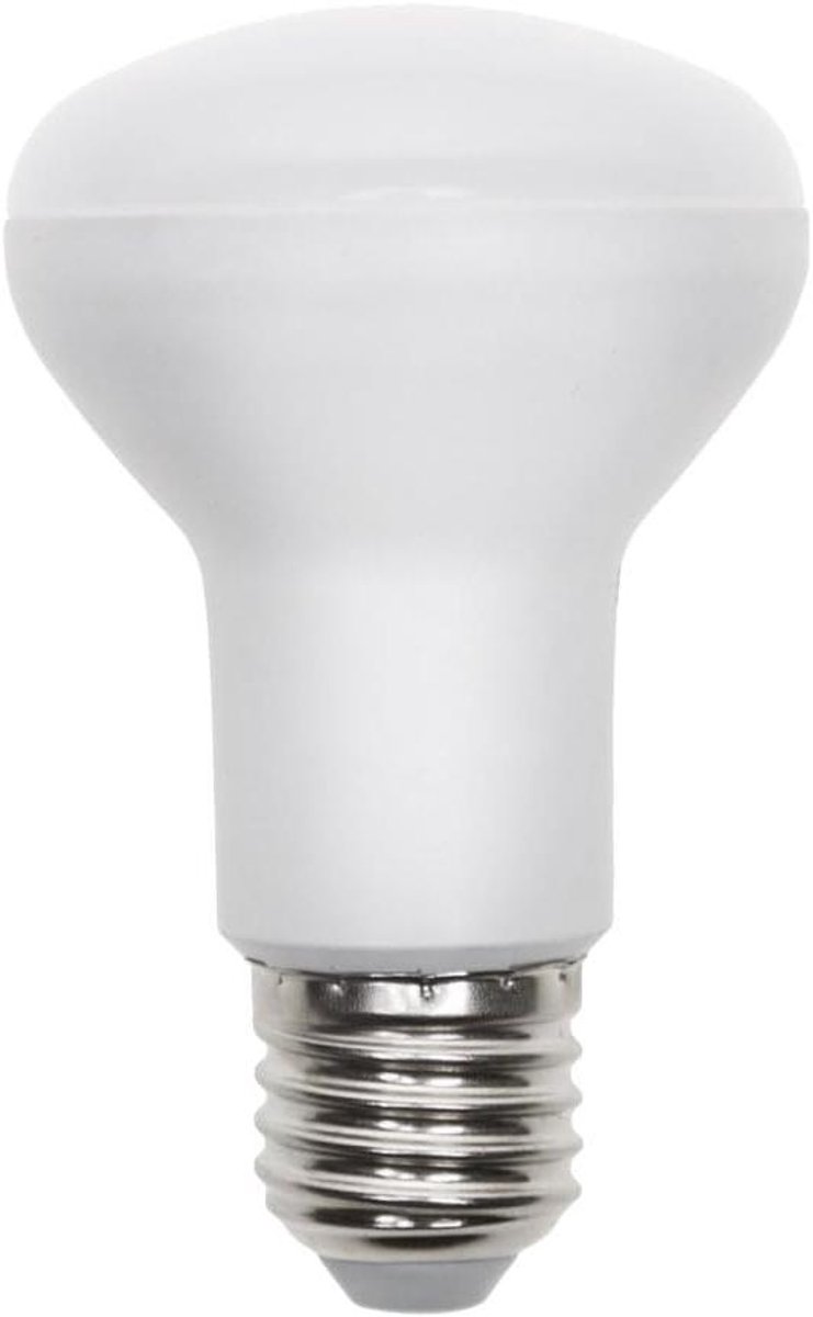 LED Reflector Lamp - Spaarlamp Warm Wit - Sfeerverlichting Creëren - Energiezuinig Model - R63 8W - Mat Wit