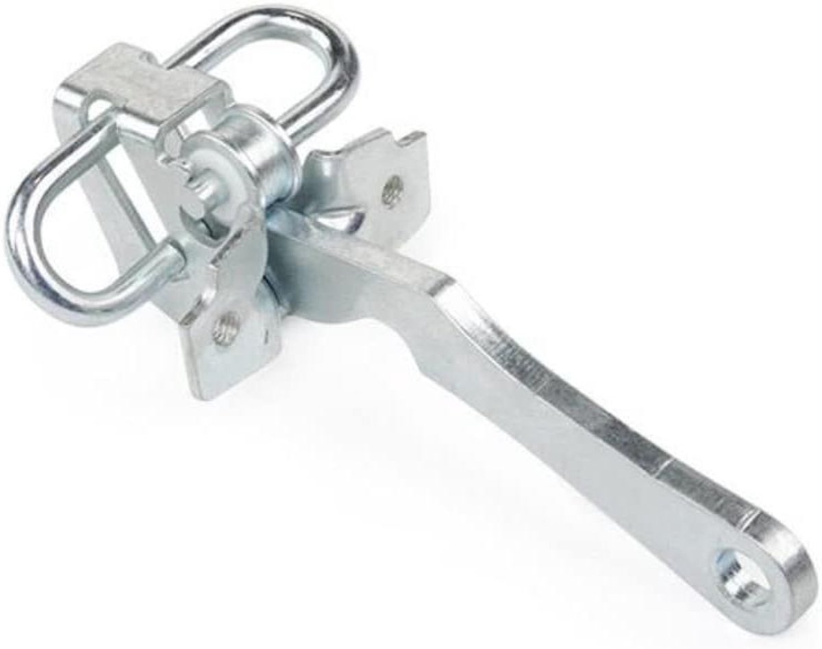 Deurstopper Wiel - Slot Vergrendeling - Voertuig Beveiliging - Specifieke Inbouw - T-vorm - Zilver