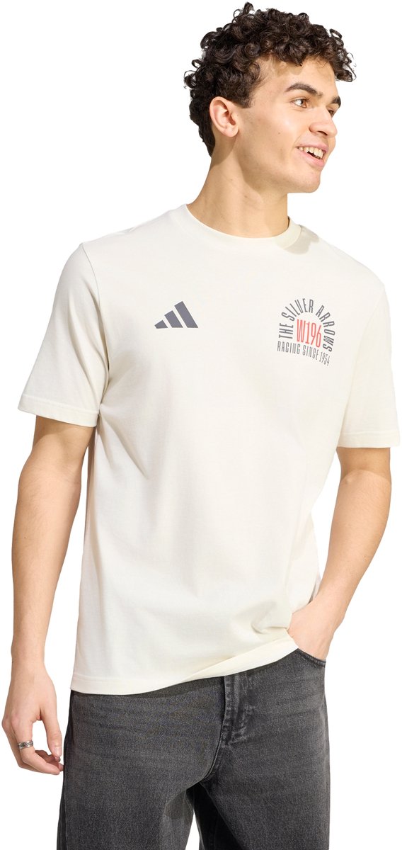Adidas Performance Mercedes Amg Petronas Formula 1 Team Arrows 1955 Graphic T-Shirt Heren Wit