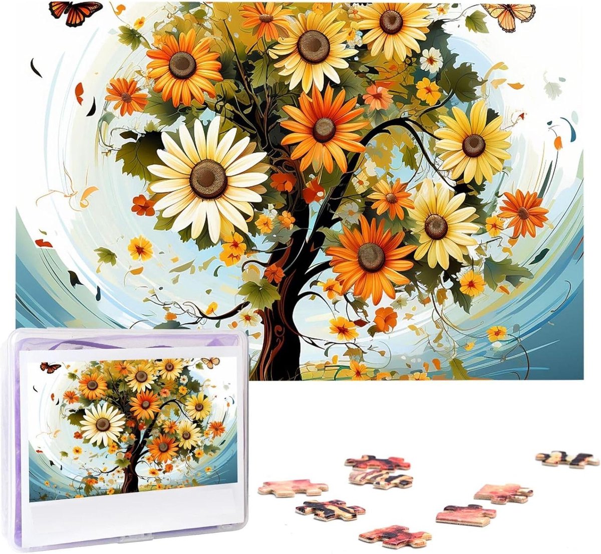 Legpuzzel - Volwassen puzzel - Ontspannen thuis - Gedetailleerde afbeelding - 1000 stukjes - Multicolor