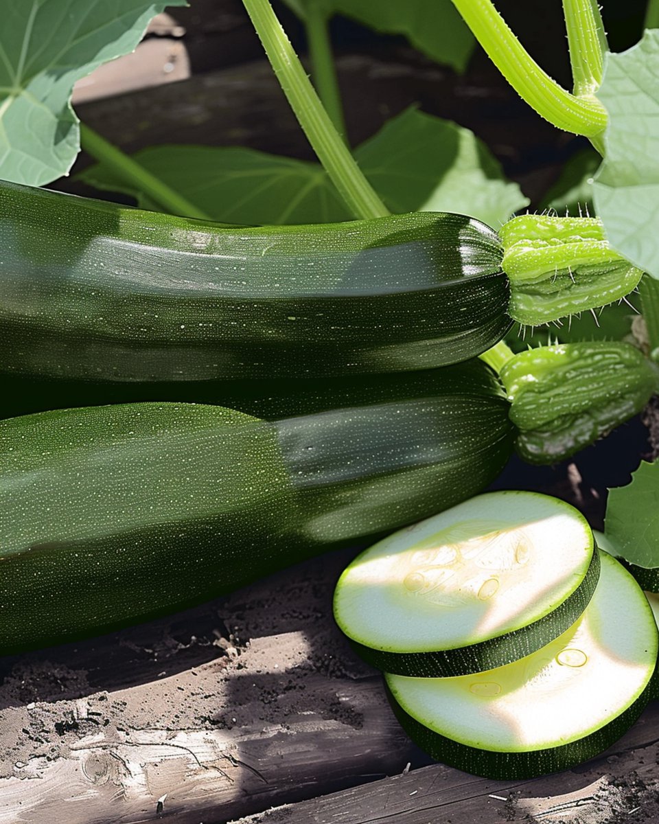 3 sets - Courgette Zaden Black Forest F1 Rankend Cucurbita Pepo
