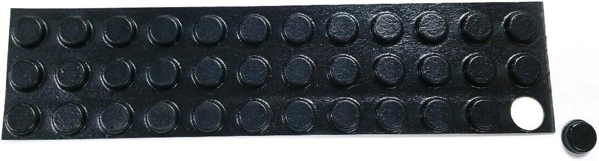 Rubberen Onderleggers - Zelfklevende Pads - Meubels Beschermen - Sterke Kleefkracht - 100 mm Rond - Wit