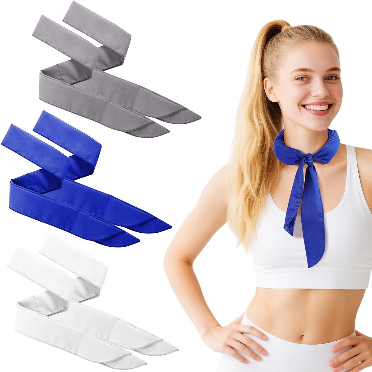 Verkoelende Sjaals - Nekbandanas - Buitenactiviteiten Zomer - Herbruikbaar Urenlang - 38.8 Inch - Efficiënt Kleuren