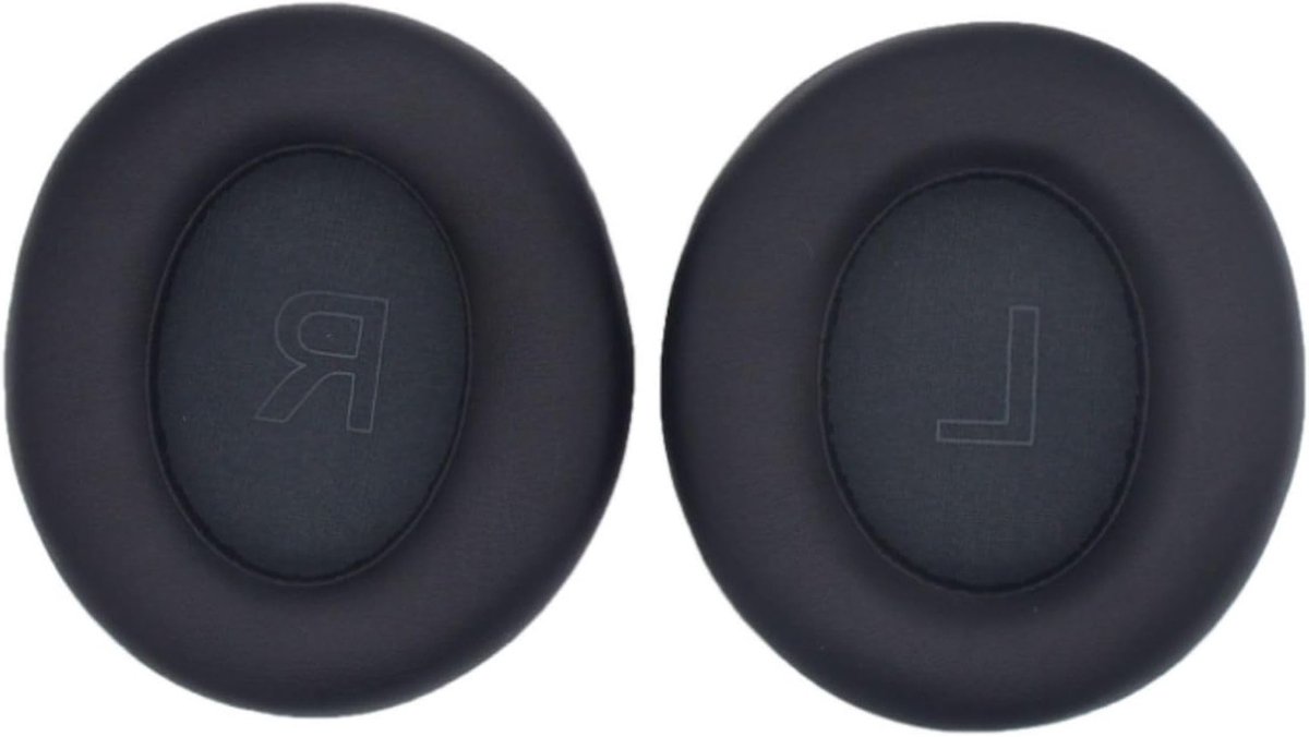 Vervangende Oorkussens voor Noise Cancelling Hoofdtelefoons, Zacht Geheugenfoam en Premium Kunstleer, Ideaal voor Comfort en Geluidsisolatie (Zwart)